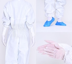 Isofield Horizon Non-Sterile Cleanroom Coverall with Hood - ISO Class 4/5